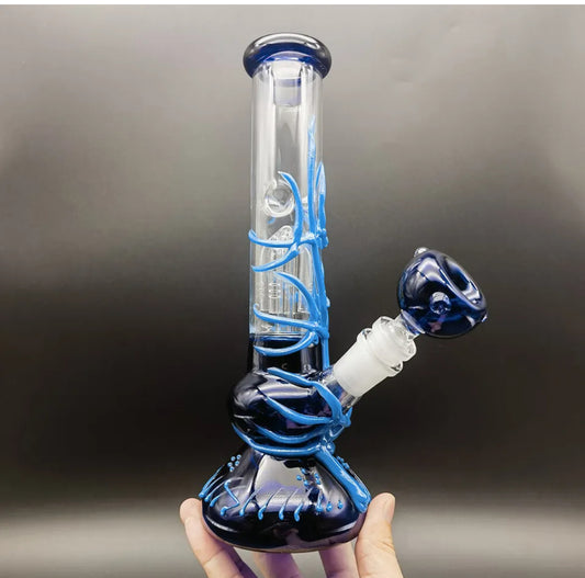 BLUE Glow in The Dark Glass