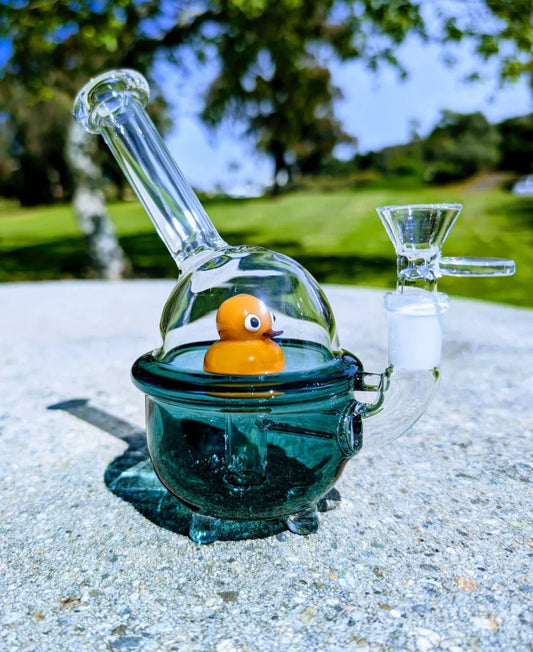 Rubber Ducky Glass